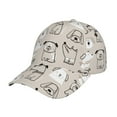 thumbnail image 1 of Daiia Puppy print Baseball Cap Men Women Golf Dad Hat Adjustable Original Classic Low Profile Hat Unconstructed Plain Cap, 1 of 9