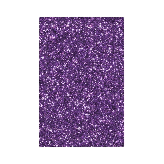 Daiia Purple Glitter Pattern Decorator Wall Plate Child Safe Outlet Cover, Switch and Outlet Covers,Size 1-Gang 5.0" x3.0" , Polycarbonate Thermoplastic-Style V