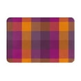 thumbnail image 1 of Daiia Purple Yellow Buffalo Plaid Front Door Mat, Heavy Duty Durable Welcome Mat for Outdoor Indoor, Dirt Trapper Waterproof Super Absorbent Door Mat, 16" x 24", 1 of 9