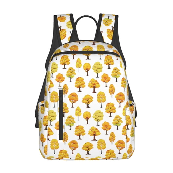 Daiia Qutumn Tree School Backpack for Men and Women Lightweight Backpack Durable Backpack Water-Resistant,Travel,Work Bag