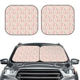 thumbnail image 1 of Daiia Rabbit 2PCS Car Windshield Sun Shade, Foldable Sun Shield for Car Front Window, Auto Sun Blocker Visor Protector Universal for Truck SUV Pickup-Medium, 1 of 7