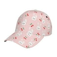 thumbnail image 1 of Daiia Rabbit And Cherry print Baseball Cap Men Women Golf Dad Hat Adjustable Original Classic Low Profile Hat Unconstructed Plain Cap, 1 of 9