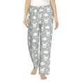 thumbnail image 1 of Daiia Rabbit And Cloud Women's Sleep Pant with Pockets and Drawstring,Pajama Pants-X-Large, 1 of 9