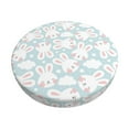 thumbnail image 1 of Daiia Rabbit And Star Stool Covers Round,Round Bar Stool Covers Waterproof Bar Chair Covers Washable Stool Cushion Slipcover for 12-14 Inch Chair-13 inch, 1 of 7