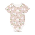 thumbnail image 1 of Daiia Rabbit Printed Unisex-Baby Short Sleeve Onesies Bodysuits Baby Climbing Clothes Soft and Comfortable Romper with Expandable Shoulder Design-2 Years, 1 of 1
