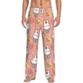 thumbnail image 1 of Daiia Rabbit So Cute Men's Sleep Pant with Pockets and Drawstring,Pajama Pants-Small, 1 of 9