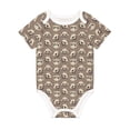 thumbnail image 1 of Daiia Raccoon Printed Unisex-Baby Short Sleeve Onesies Bodysuits Baby Climbing Clothes Soft and Comfortable Romper with Expandable Shoulder Design-3 Months, 1 of 8