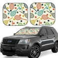 thumbnail image 1 of Daiia Racket and Tennis Ball 2PCS Car Windshield Sun Shade, Foldable Sun Shield for Car Front Window, Auto Sun Blocker Visor Protector Universal for Truck SUV Pickup-Small, 1 of 7