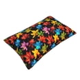 thumbnail image 1 of Daiia Rainbow Colorful Maple Leaves Bedding Waterproof Pillow Protector Zippered Queen – Bed Bug Proof Pillow Encasement-20"x30", 1 of 6