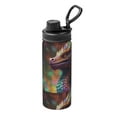 thumbnail image 1 of Daiia Rainbow Scales Fantasy Dragon Printed 18 OZ Sports Insulated Kettle Drinking Cup Water Bottle Stainless Steel Kettle Portable Cup For Gym, 1 of 7