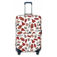 thumbnail image 1 of Daiia Red Food Luggage Cover, Thickened Washable Travel Luggage Covers, Elastic Unique Baggage Covers for 18-20 inch Luggage-Small, 1 of 9