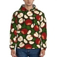 thumbnail image 1 of Daiia Red Fruit for Men's Fashion Hoodies & Sweatshirts with Kangaroo Pocket Hooded Sweatshirt Breathable & Moisture Wicking-Large, 1 of 7