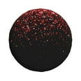 thumbnail image 1 of Daiia Red Glitter1 Tire Covers , Travel Trailer Camper Truck SUV Motorhome Waterproof Wheel Cover, Sun Rain Snow Protector-15 inch, 1 of 9