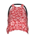 thumbnail image 1 of Daiia Red Hibiscus Flower Pattern Car Seat Cover for Babies, Mom Nursing Covers Breastfeeding Scarf, Multi Use Infant Carseat Canopy for Newborn Carrier/Stroller, 1 of 9