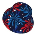 thumbnail image 1 of Daiia Red White Blue Fireworks Pattern Bucket Hat - Trendy Cotton Sun Hat for Beach, Golf, Fishing - Fun Outdoor Vacation Boonie for Men and Women, 1 of 9