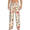 thumbnail image 1 of Daiia Retro Autum Mushrooms Men's Sleep Pant with Pockets and Drawstring,Pajama Pants-XX-Large, 1 of 9