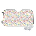 thumbnail image 1 of Daiia Retro Floral Windshield Sun Shade for Car SUV Truck (Medium ), Car Sun Shade Windshield, Car Shades for Front Windows, Sunshade for Car Windshield, 1 of 7