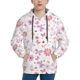 thumbnail image 1 of Daiia Retro Floral for Boys Fashion Hoodies & Sweatshirts with Kangaroo Pocket,Hooded Sweatshirt for Kid, Breathable& Moisture Wicking-X-Large, 1 of 6