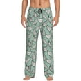 thumbnail image 1 of Daiia Retro Rooster4 Men's Sleep Pant with Pockets and Drawstring,Pajama Pants-XX-Large, 1 of 9