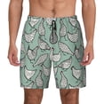 thumbnail image 1 of Daiia Retro Rooster4 Mens Swim Trunks Swim Shorts Quick Dry Swim Shorts with Mesh Lining Pockets-X-Large, 1 of 9