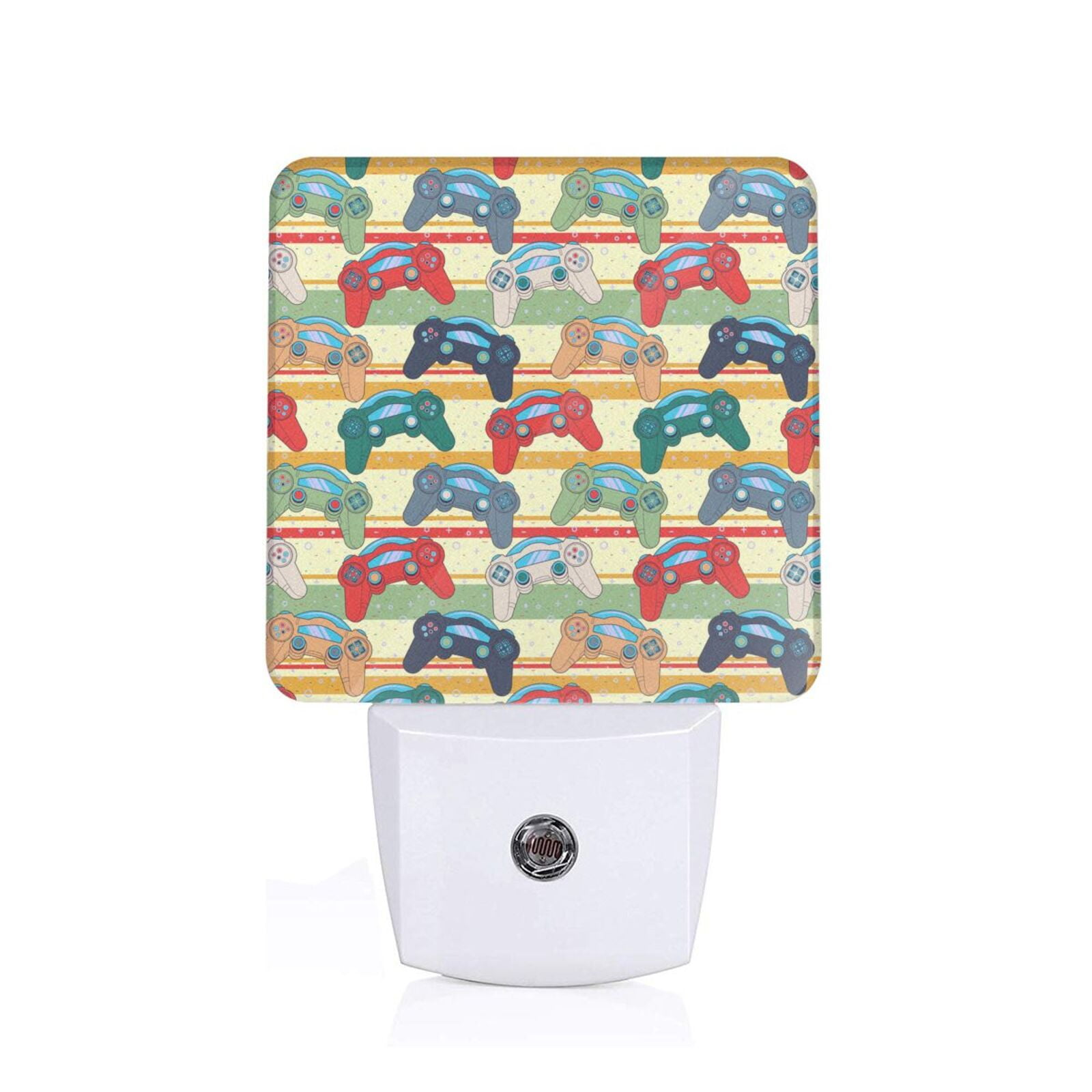 Daiia Retro With Joysticks Pattern Plugin LED Backlit Night Light with