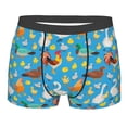 thumbnail image 1 of Daiia Rooster And Chickens Men's Underwear Boxer Briefs, Cotton Stretch Moisture-Wicking Underwear-X-Large, 1 of 9