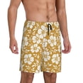 thumbnail image 1 of Daiia Rose Flowers Mens Woven Stretch Pajama Short,Short Pajama Pants-X-Large, 1 of 7
