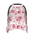 thumbnail image 1 of Daiia Rose Flowers Pattern Car Seat Cover for Babies, Mom Nursing Covers Breastfeeding Scarf, Multi Use Infant Carseat Canopy for Newborn Carrier/Stroller, 1 of 1