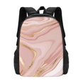 thumbnail image 1 of Daiia Rose Gold Glitter Splatter Backpack for Men and Women -Durable Backpack Large Capacity, Water-Resistant Bag with Adjustable Straps and Laptop Compartment, 1 of 9