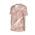 thumbnail image 1 of Daiia Rose Gold Glitter Splatter Mens Baseball Jersey Button Down Shirts Short Sleeve Sports Uniforms-Large, 1 of 9
