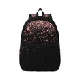 thumbnail image 1 of Daiia Rose Gold Glitter1 Vintage Canvas Backpack for Men and Women ,Hiking Backpack,Travel Laptop Bag for School,Large Capacity Backpack, 1 of 1