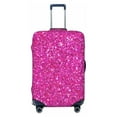 thumbnail image 1 of Daiia Rose Red Glitter Luggage Cover, Thickened Washable Travel Luggage Covers, Elastic Unique Baggage Covers for 18-20 inch Luggage-Large, 1 of 9
