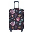 thumbnail image 1 of Daiia Roses Flowers Luggage Cover, Thickened Washable Travel Luggage Covers, Elastic Unique Baggage Covers for 18-20 inch Luggage-Large, 1 of 9