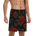 thumbnail image 1 of Daiia Roses Mens Woven Stretch Pajama Short,Short Pajama Pants-XX-Large, 1 of 9