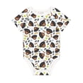 thumbnail image 1 of Daiia Rottweiler Printed Unisex-Baby Short Sleeve Onesies Bodysuits Baby Climbing Clothes Soft and Comfortable Romper with Expandable Shoulder Design-3 Months, 1 of 8
