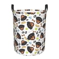 thumbnail image 1 of Daiia Rottweiler Round Laundry Basket with Handles Thickened Waterproof Circular hamper,Dirty Clothes Storage Basket for Bedroom,Bathroom,College Dorm-Small, 1 of 8