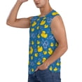 thumbnail image 1 of Daiia Rubber Duck Printed Men's Tank Tops,Casual Soft Sleeveless Gym Muscle Shirts Bodybuilding Tee-Small, 1 of 8