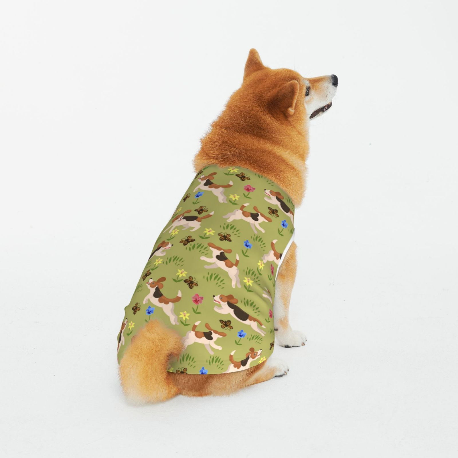 Daiia Running Beagle Pattern Dog Clothes Dogs Cats Sweater Soft Puppies ...