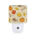 Daiia Rustic Harvest Time Pattern Plugin LED Backlit Night Light with