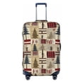 thumbnail image 1 of Daiia Rustic Plaid Forest Lodge Luggage Cover, Thickened Washable Travel Luggage Covers, Elastic Unique Baggage Covers for 18-20 inch Luggage-X-Large, 1 of 9
