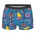 thumbnail image 1 of Daiia Sailboat With Sailing Men's Underwear Boxer Briefs, Cotton Stretch Moisture-Wicking Underwear-Small, 1 of 9