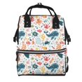 thumbnail image 1 of Daiia Sea Life 1 Large Capacity Baby Bag Waterproof Stylish Diaper Bag Mummy Backpack Adjustable Straps Diaper BagBaby Essentials Bag, 1 of 6