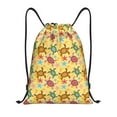 thumbnail image 1 of Daiia Sea and Sand Pattern Drawstring Backpack, Gym Bag, Lightweight Backpack, Water-Resistant Bag Travel Sports Backpack, Fitness Bag, Yoga Bag-Medium, 1 of 6