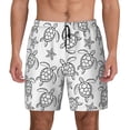 thumbnail image 1 of Daiia Sea Turtle Mens Swim Trunks Swim Shorts Quick Dry Swim Shorts with Mesh Lining Pockets-X-Large, 1 of 9
