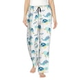 thumbnail image 1 of Daiia Sea Turtle Women's Sleep Pant with Pockets and Drawstring,Pajama Pants-Medium, 1 of 9
