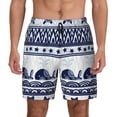 thumbnail image 1 of Daiia Sea Underwater Animals1 Mens Swim Trunks Swim Shorts Quick Dry Swim Shorts with Mesh Lining Pockets-Medium, 1 of 9