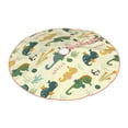 thumbnail image 1 of Daiia Seahorse Drawing Merry Christmas Tree Skirt , Xmas Large Lace-up Tree Skirt, Santa Snowflakes Rustic Home Decorations New Year Party Farmhouse Decor-36", 1 of 7