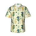 thumbnail image 1 of Daiia Seahorse Hawaiian Shirt for Men Gentle Cotton Regular Short Sleeve Casual-XX-Large, 1 of 9