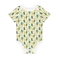 thumbnail image 1 of Daiia Seahorse Printed Unisex-Baby Short Sleeve Onesies Bodysuits Baby Climbing Clothes Soft and Comfortable Romper with Expandable Shoulder Design-18 Months, 1 of 8