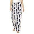thumbnail image 1 of Daiia Seahorses and Hearts Women's Sleep Pant with Pockets and Drawstring,Pajama Pants-X-Large, 1 of 9